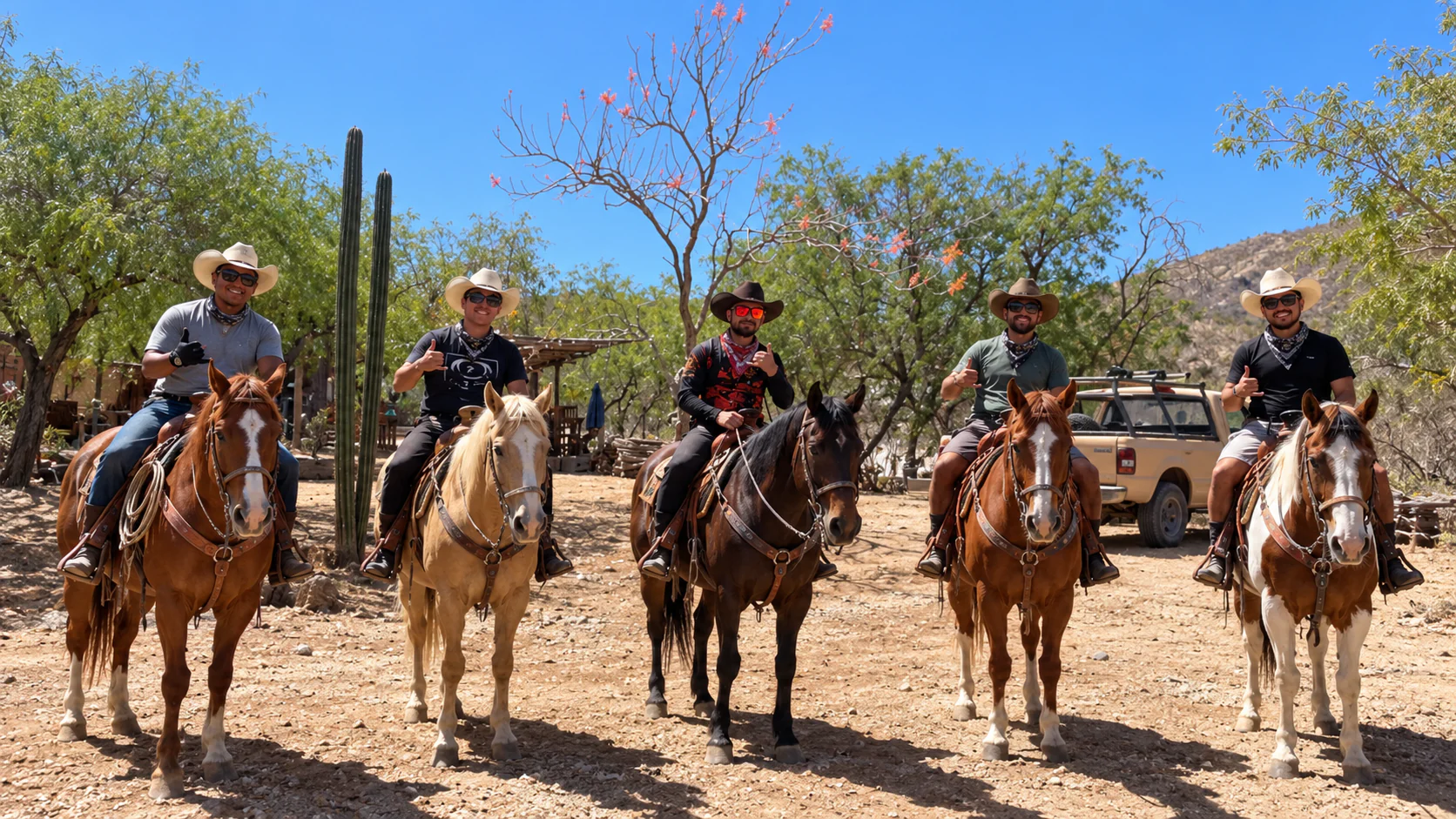 Cabalgata por los paisajes de El Triunfo