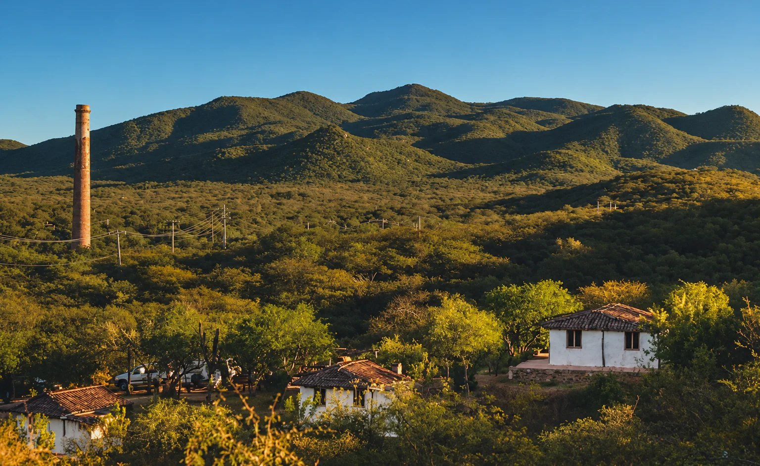 Paisaje de la sierra junto a El Triunfo